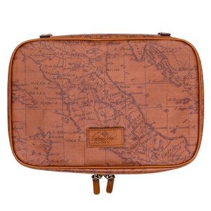 NEW Patricia Nash Map Coated Canvas Travel Case